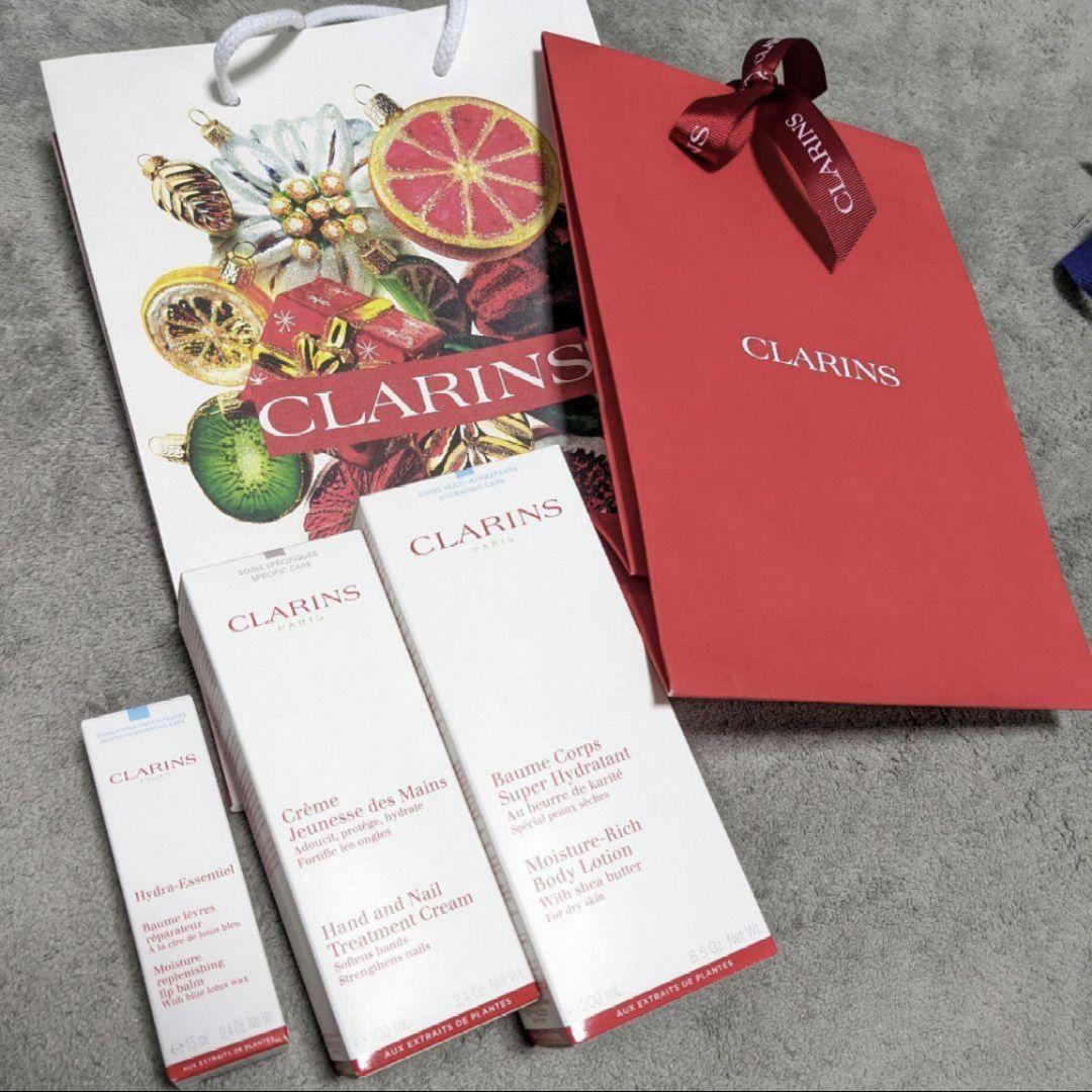 クラランス CLARINS 3点セット ギフトラッピング 紙袋付き