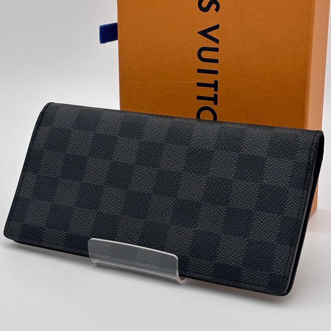 ルイヴィトン ポルトフォイユ ブラザ ダミエ グラフィット 長財布　正規品