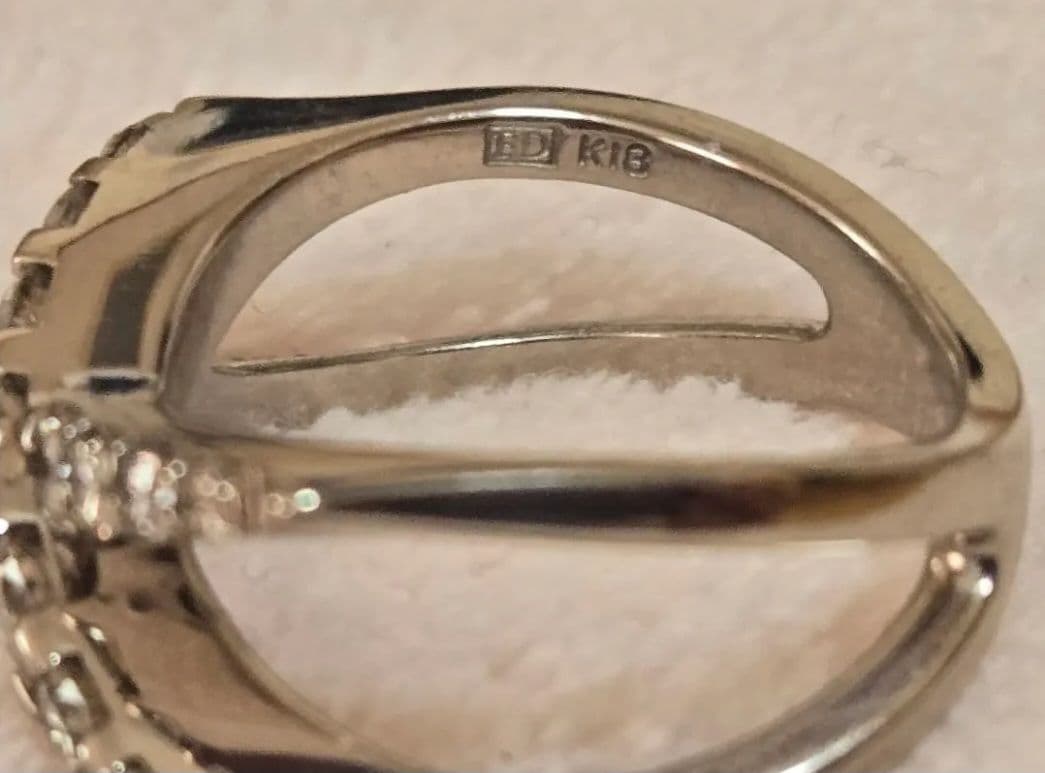 現行品カシケイネイキッドブラウンダイヤモンド1.00ct　サイズ12号　7.9g