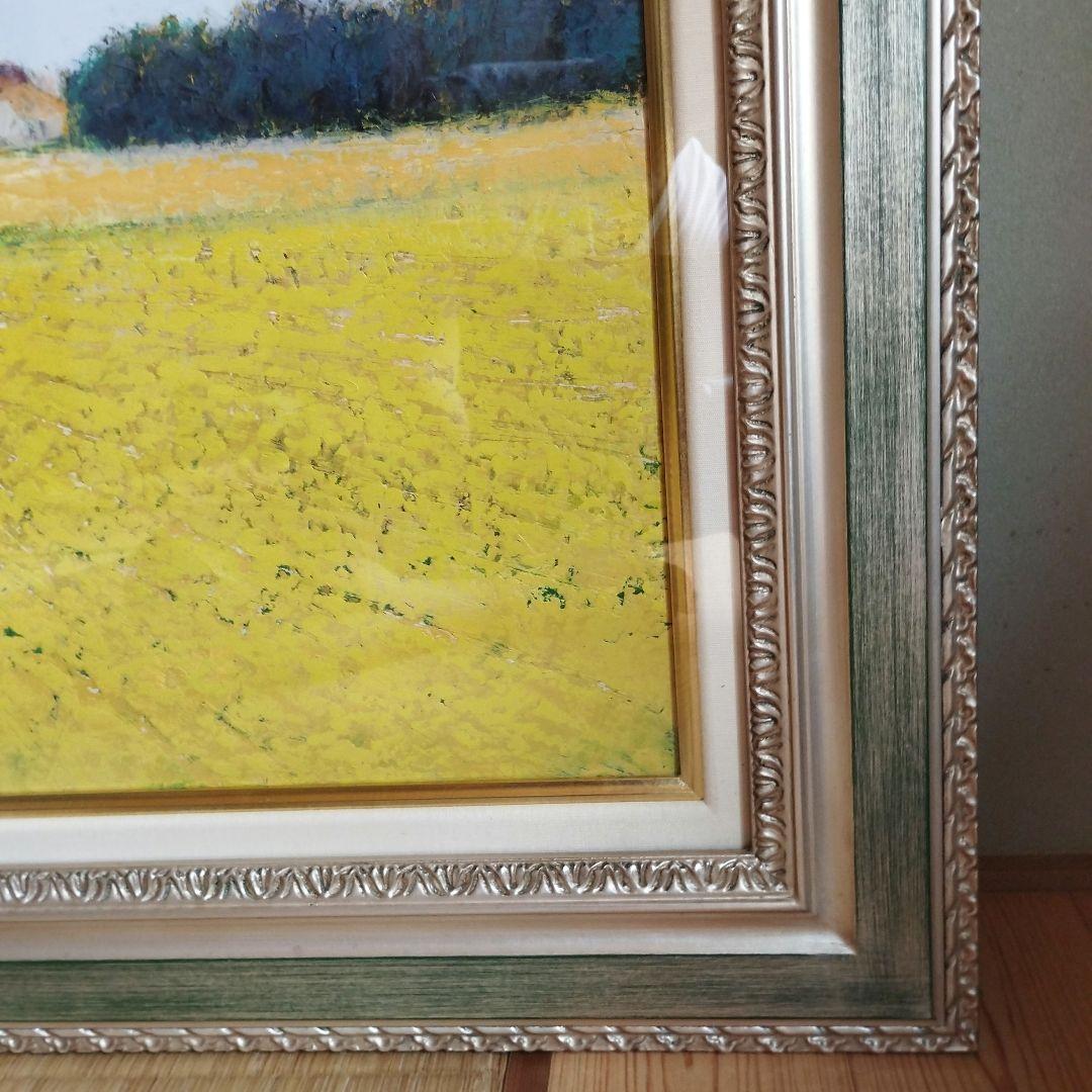 真作] 島田三郎/題名「7月のシャルトル」/大作、油彩F30号/極美品