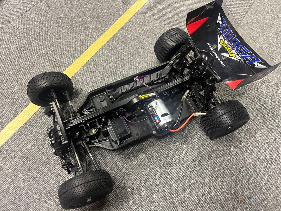 タミヤ　DB-01ドゥルガ　アスファルトでの試走のみ タミヤの最高傑作のDB01を最低限のオプションで走るようにするには？