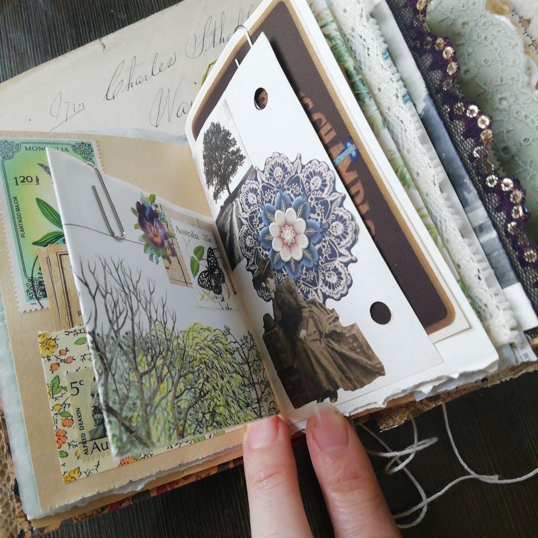 小さくて分厚いジャンクジャーナル 雑記帳 ヴィンテージ - メルカリ