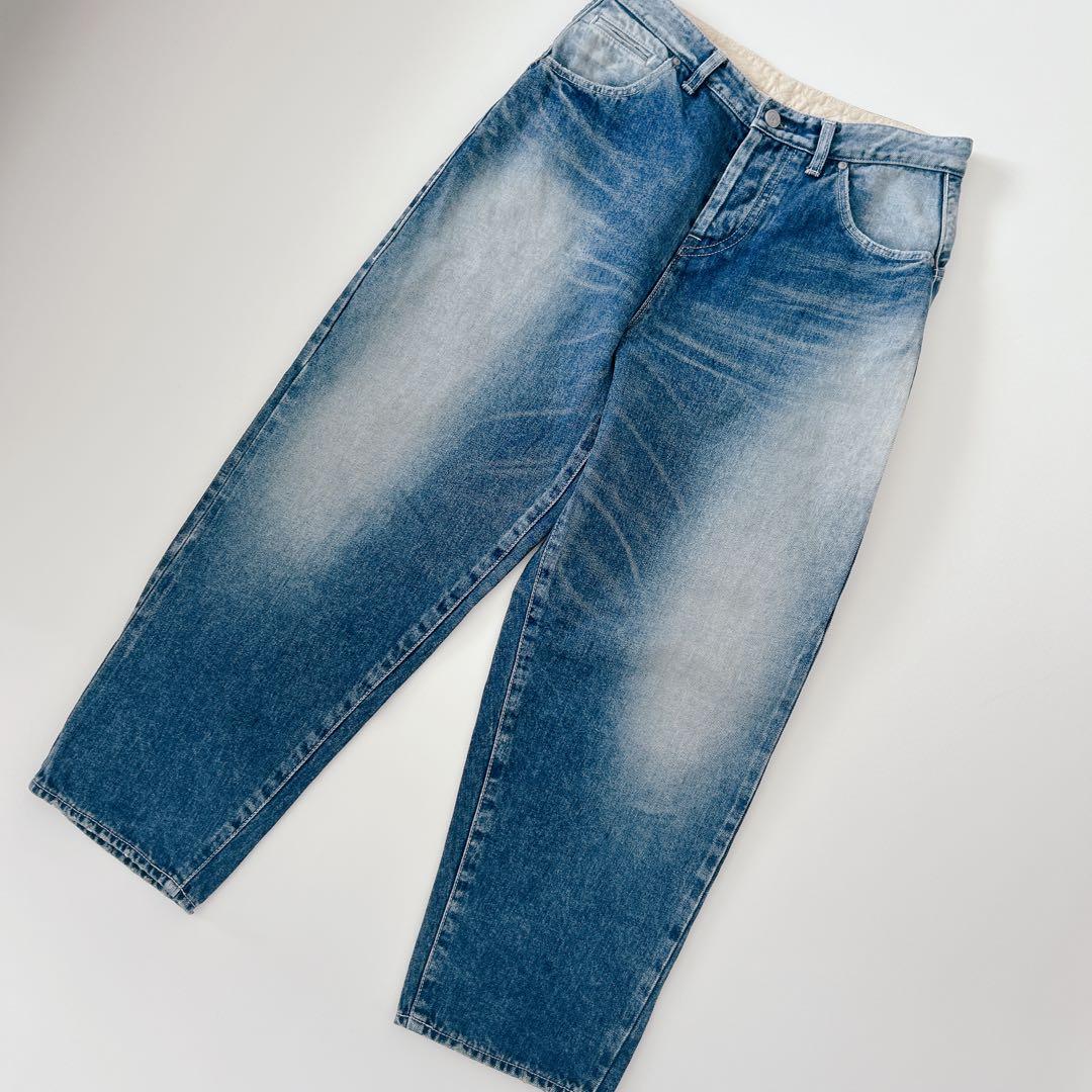 新品 ミナペルホネン always ロールアップデニム 38 mina - メルカリ