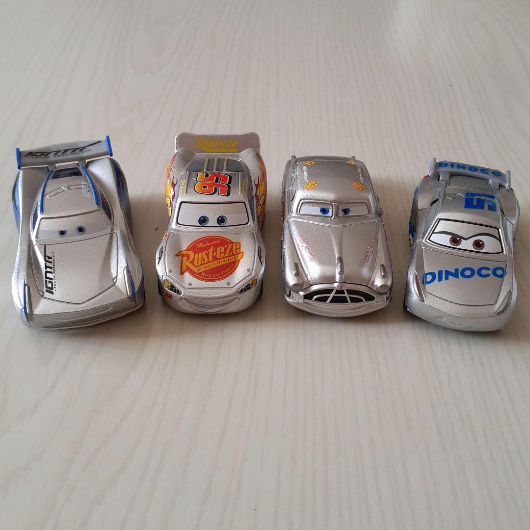 カーズトミカ　廃盤シルバーレーサータイプ　4台セット