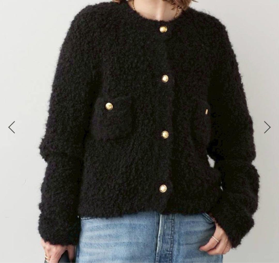 新品　タグ付き　Deuxieme Classe Knit ツイードジャケット