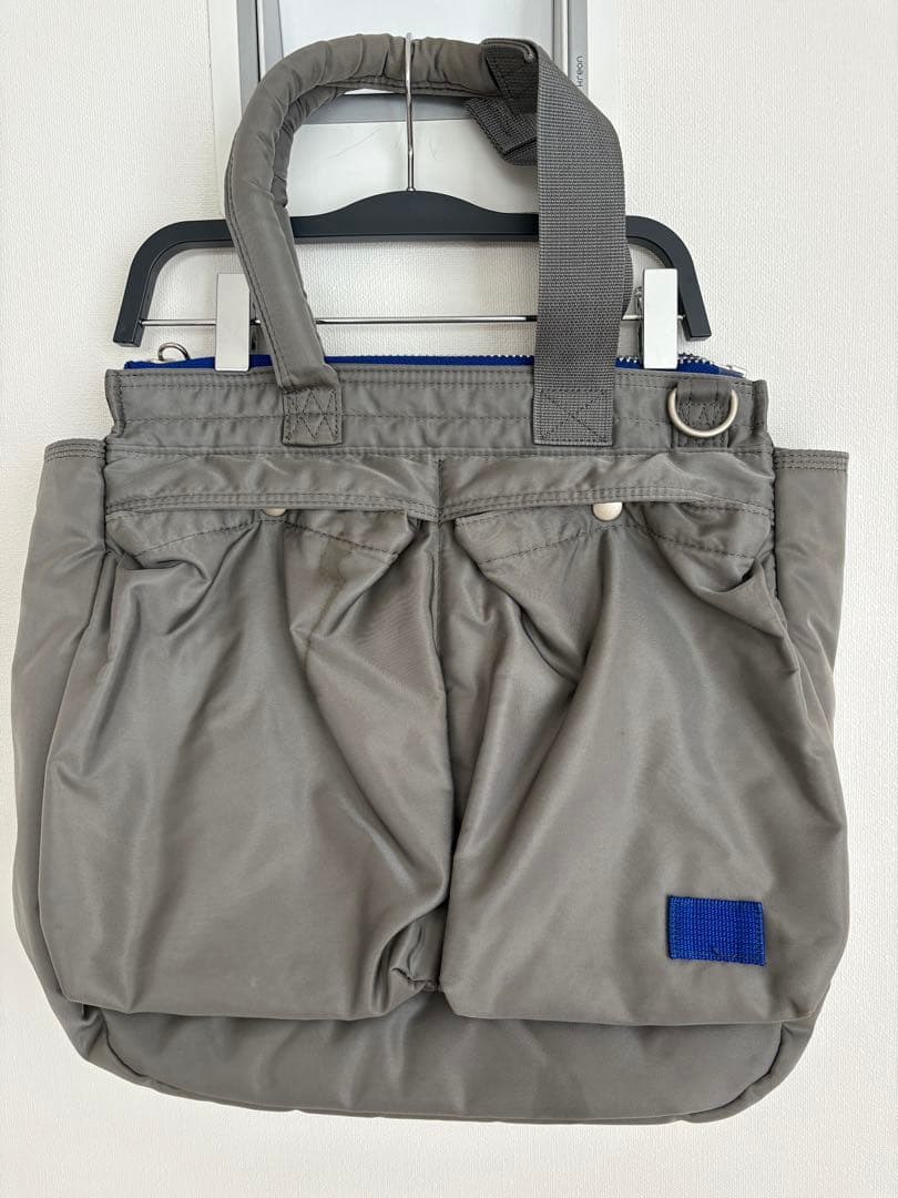 【限定色】ポーター× sacaiグレー トートバッグ 【ミディアム】※シミあり