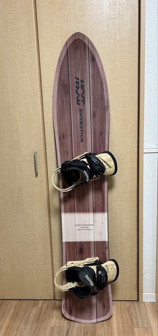 MOSS STICK スノーボード BURTONビンディング付
