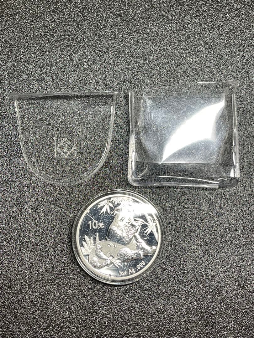 2007 中国 パンダコイン 10 元 1 オンス Ag.999 パンダ 銀貨