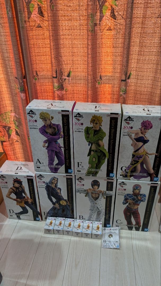 一番くじ ジョジョの奇妙な冒険 GOLDEN WIND フィギュアセミコンプ
