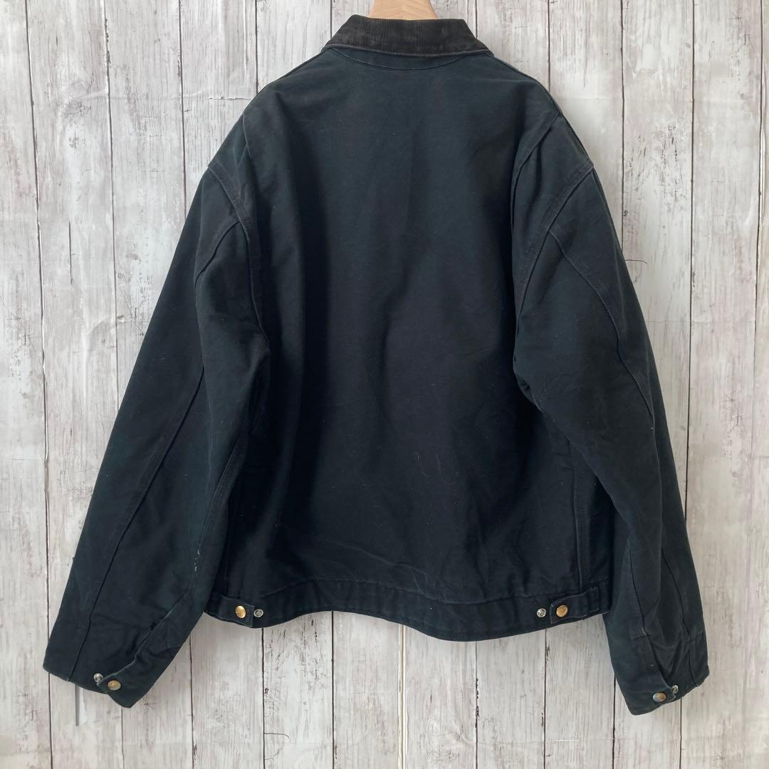 Z*W様 CARHARTTカーハートジップアップデトロイトジャケット 黒L相当ア