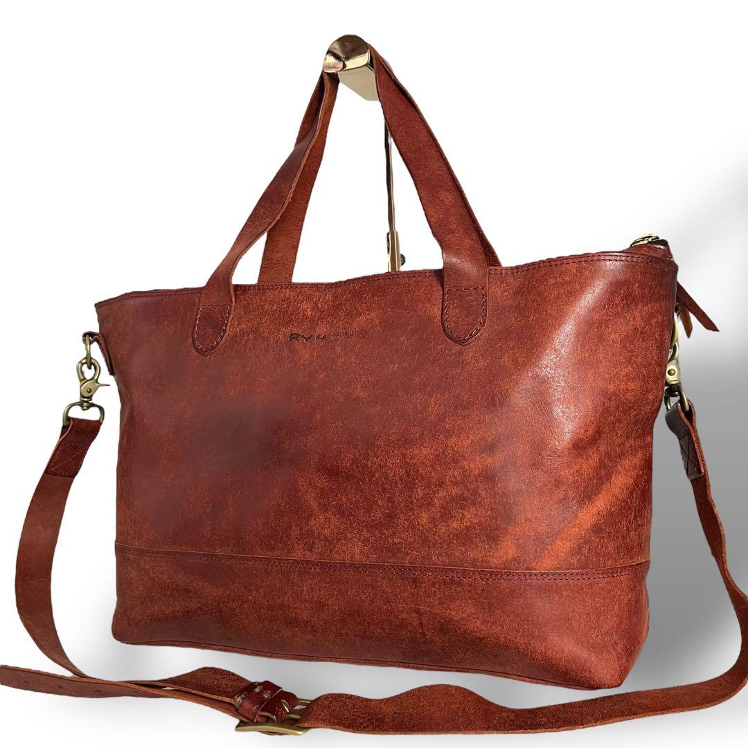 Ryu continental リュウ 2wayトートバッグ ショルダーバッグ