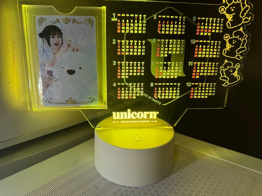 文山雪華選手ダーツライブカード➕クリアカレンダーセット付き