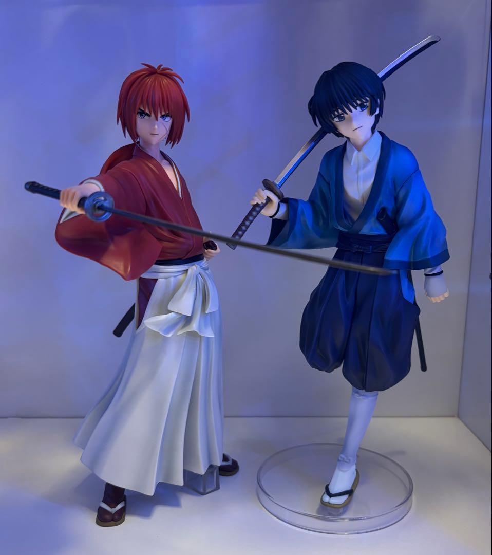 一番くじ るろうに剣心 緋村剣心 瀬田宗次郎 フィギュア 2種セット