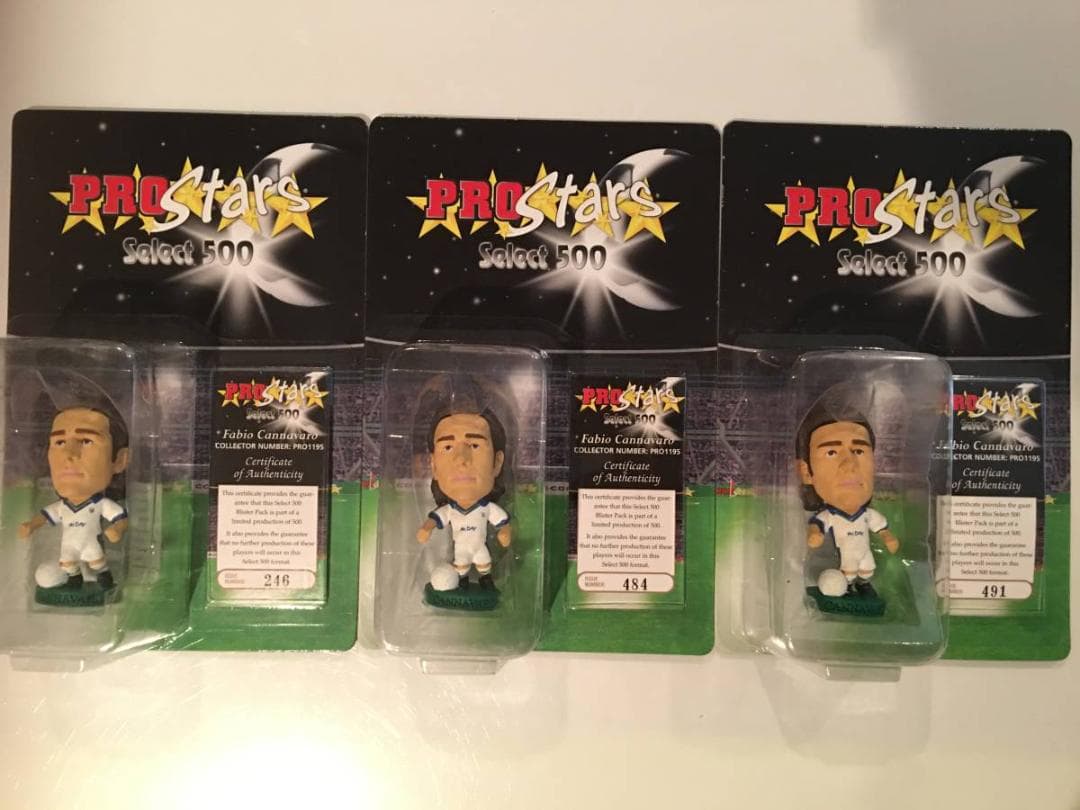 コリンシアン・セレクト500【ファビオ・カンナバーロ＊パルマ/アウェイ】×３体