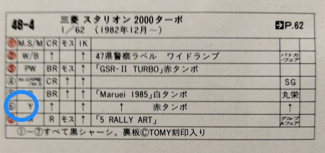 ➡️丸栄特注《黒箱トミカ48-4-6》三菱スタリオン2000ターボ 超美品