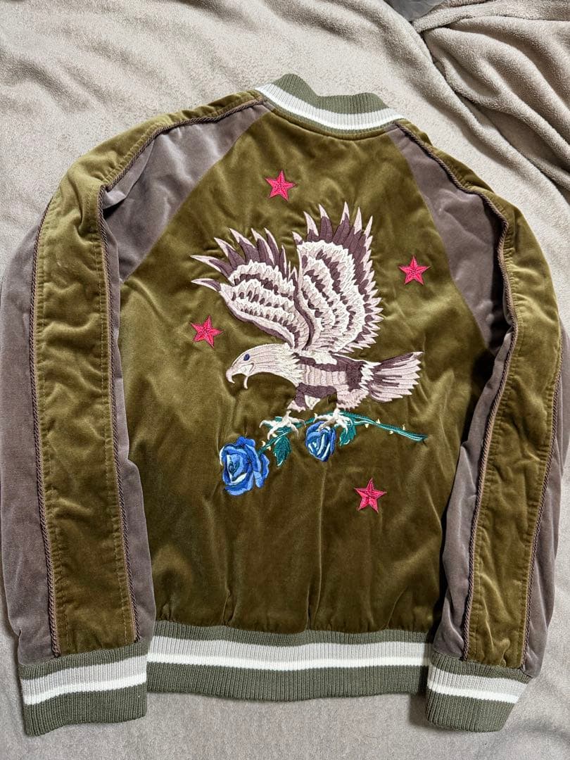 ２面用 別珍 DIET BUTCHER 鷲 日本限定 スカジャン vintage