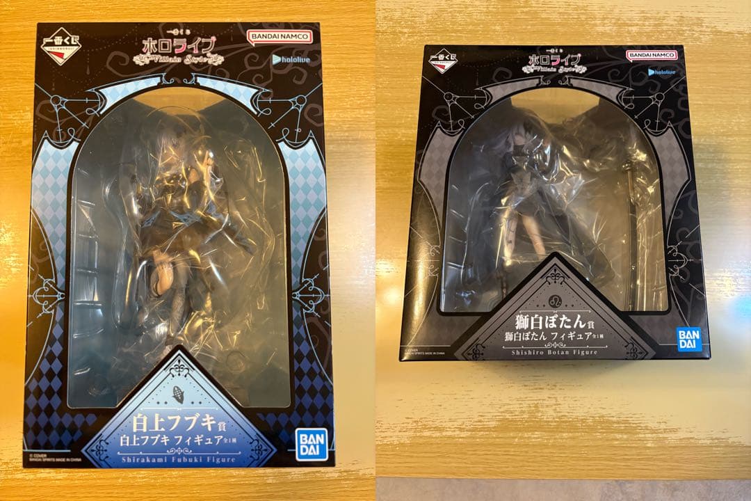 ホロライブ 白上フブキ 獅白ぼたん 一番くじ　フィギュアセット