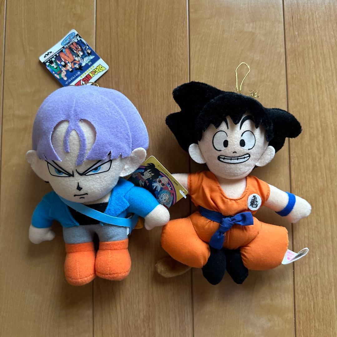 非売品】ドラゴンボール ぬいぐるみ2体セット 孫悟空＆トランクス