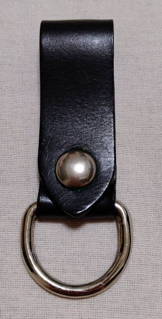 ウルフズヘッド プレーンブラックキーホルダー