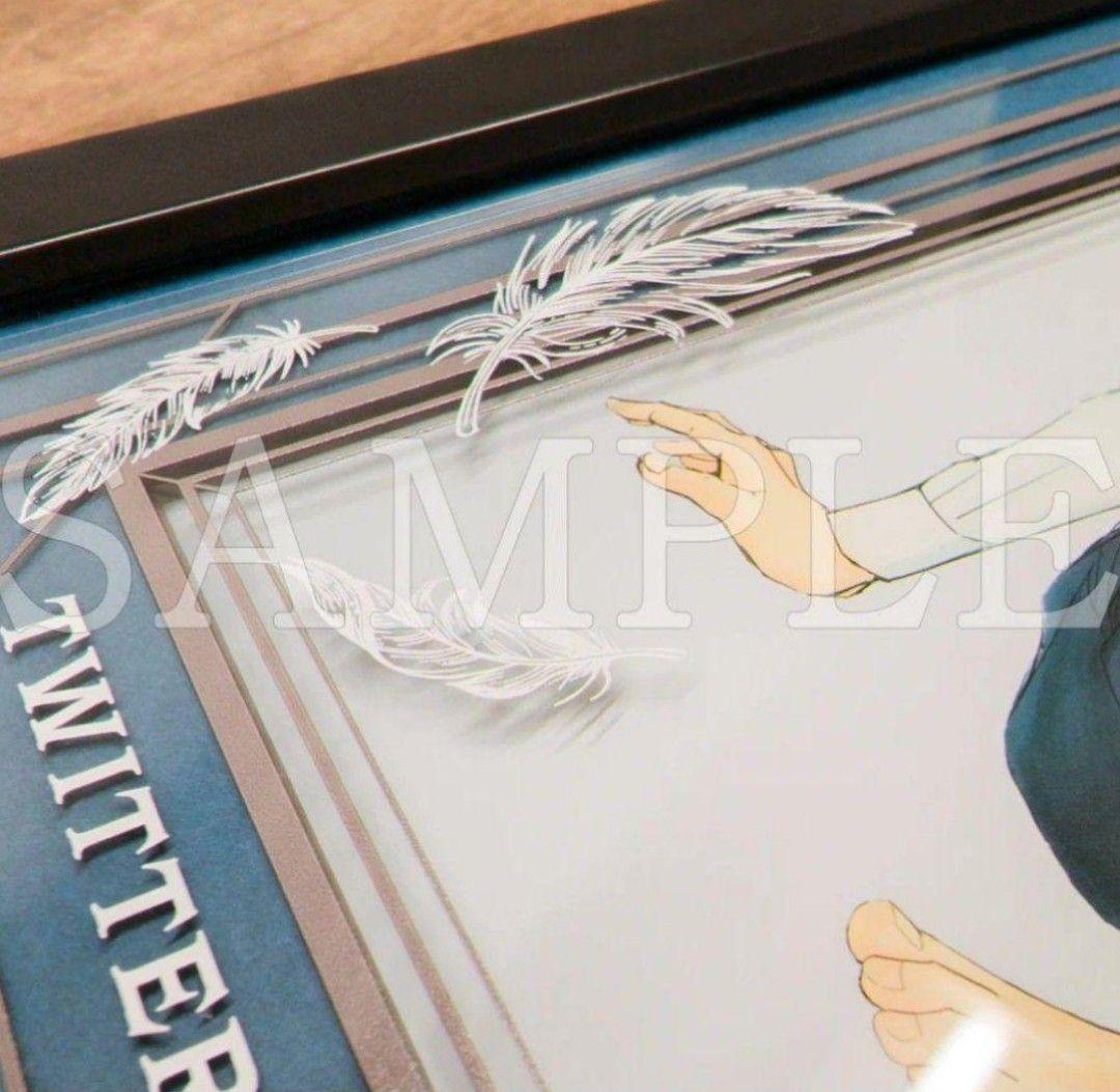 囀る鳥は羽ばたかない キャラファイングラフ オーバーレイ 高精細額装