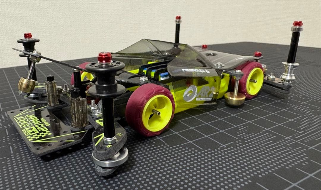 ミニ四駆 MSフレキ イエロー 黄色　完成品