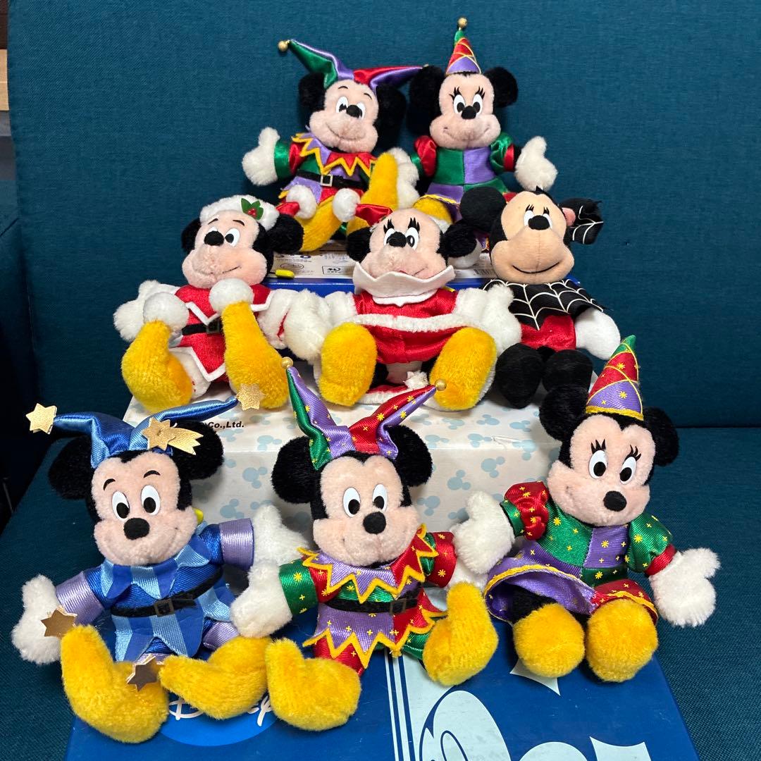 レア物 15周年 ミッキーミニー ぬいぐるみ 8体セット - メルカリ