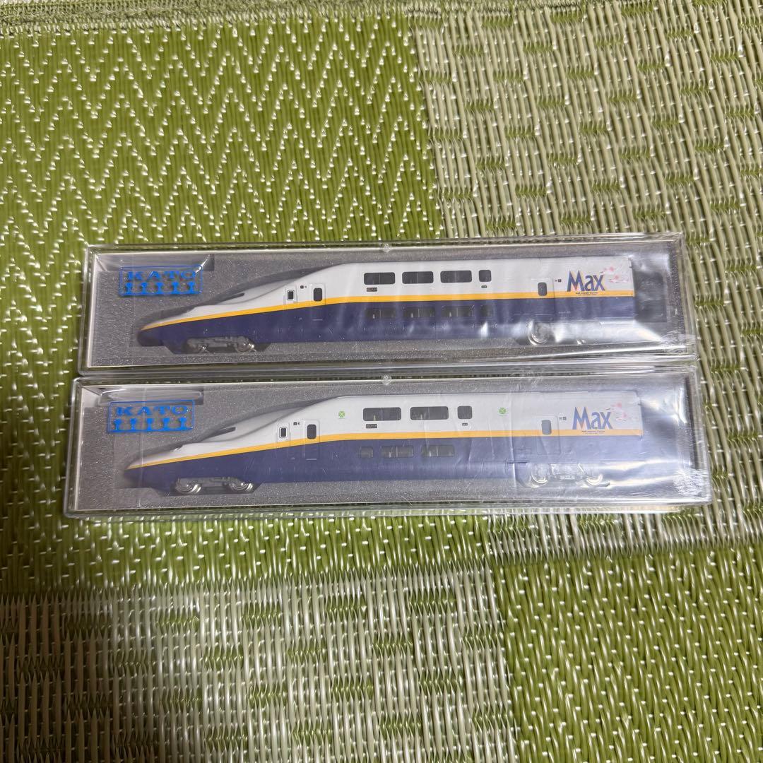 限定品　KATO E4系＜Max＞(朱鷺マーク付)先頭車　2両セット E4系Max(朱鷺マーク付)タイプ先頭車2両セット 再入荷いたしました