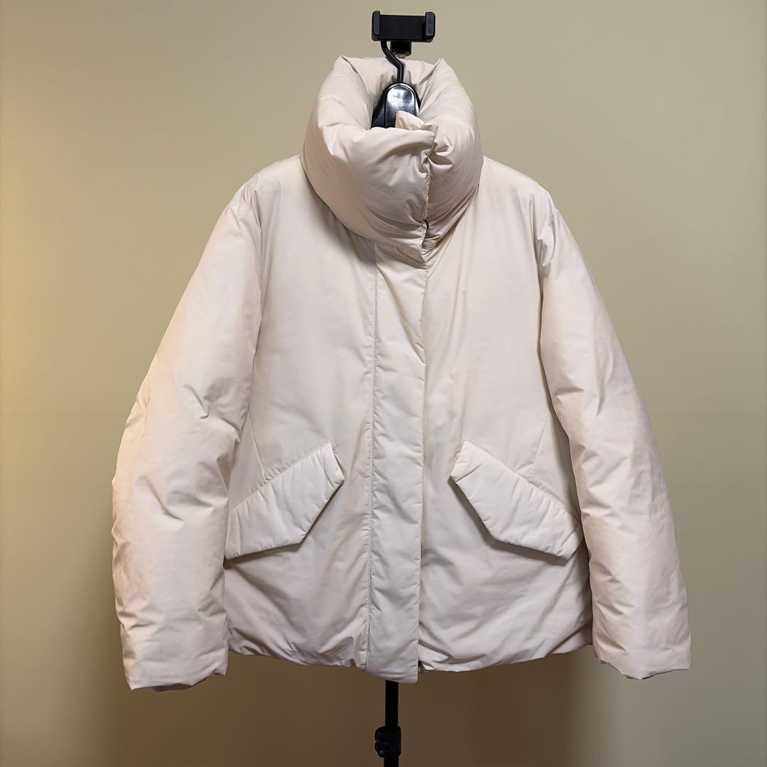 ウールリッチ ラグジュアリー コクーン ジャケット ダウン ミルキークリーム S ラグジュアリーコクーンジャケット LUXURY COCOON