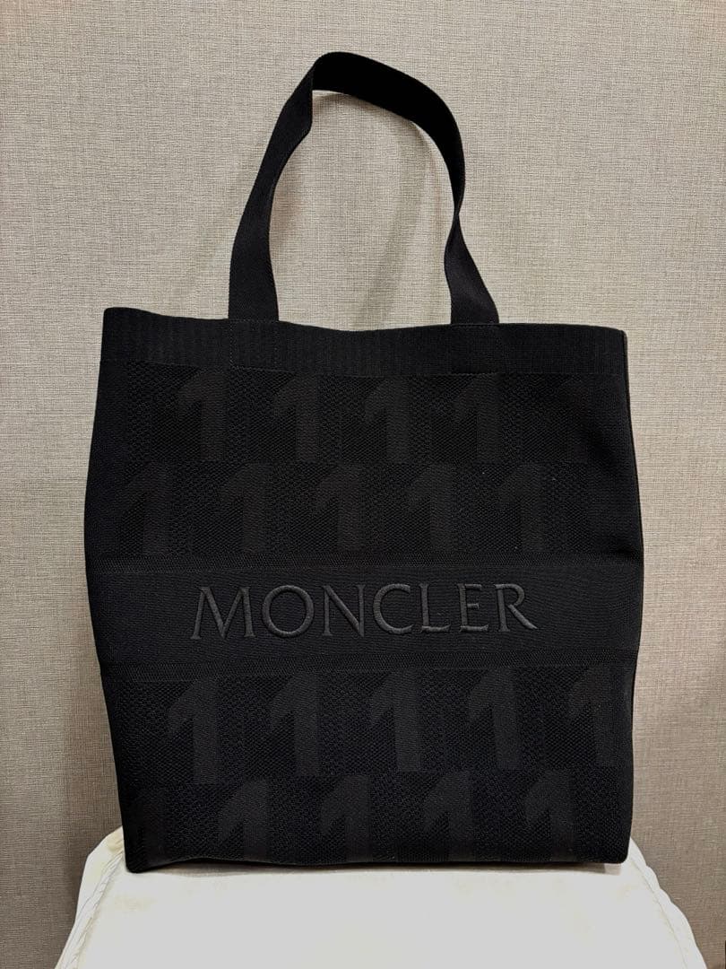 moncler ニットトートバッグ