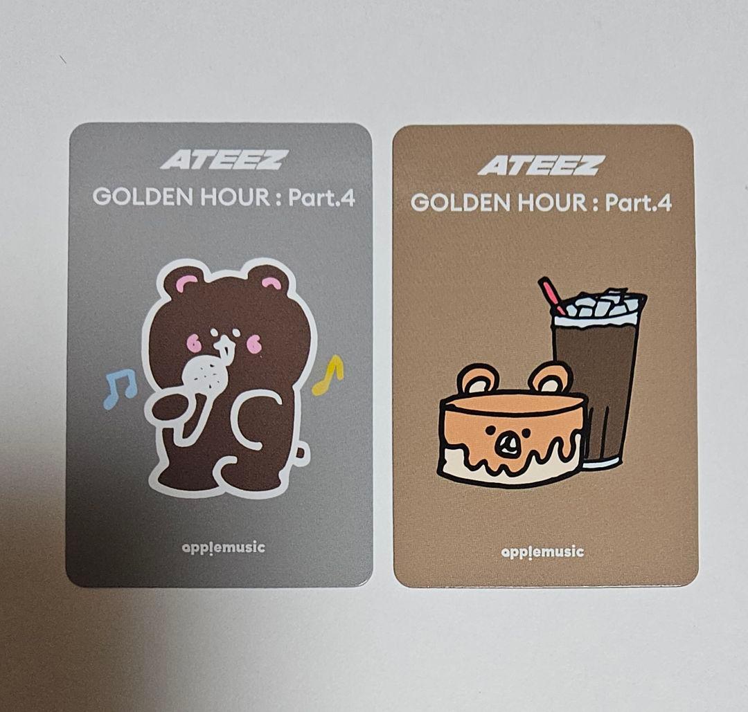 ATEEZ ジョンホ applemusic ラキドロ カフェ トレカ - メルカリ