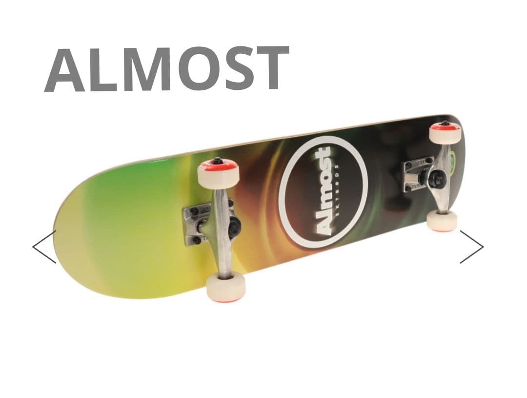 未使用　ALMOST スケボー　コンプリート　オルモスト