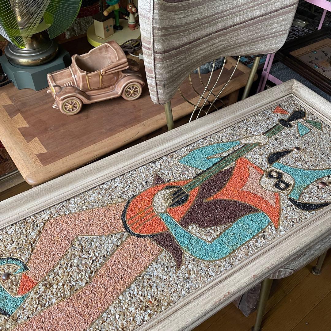 レア！特大50sアメリカアンティーク ハーレークイーン壁掛けUSA