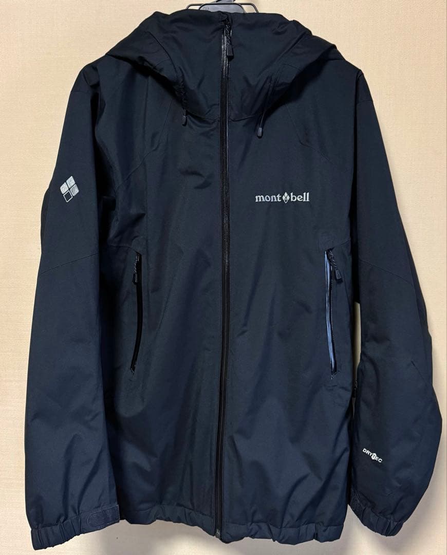 モンベル メンズ M パウダーステップパーカ ブラック