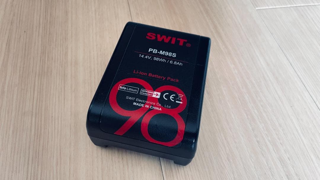 SWIT社製 PB-M98S 98Wh ポケット Vマウント電源