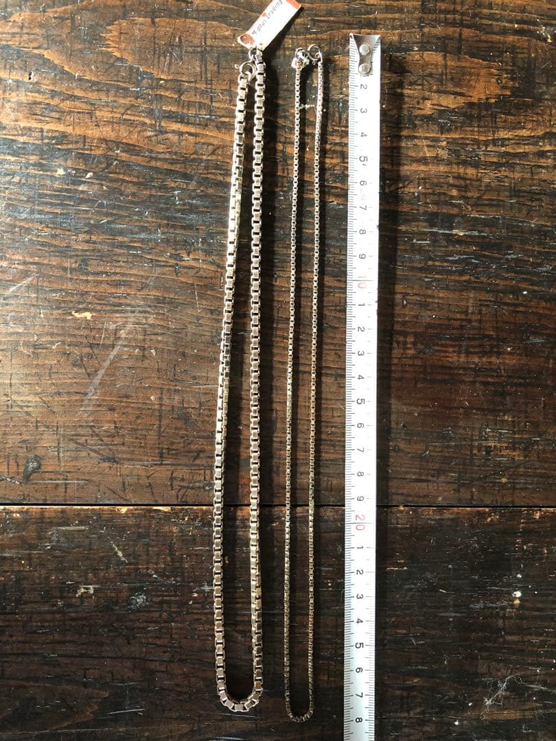 YUKIスクエアチェーンネックレス　シルバー９２５刻印有　 太　1本 YUKI様専用スクエアチェーンネックレス シルバー925刻印有 太 1本