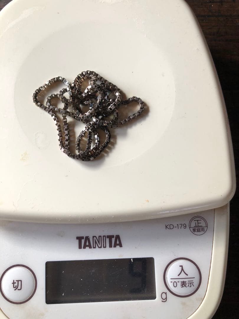 YUKI様専用スクエアチェーンネックレス シルバー925刻印有 太 1本