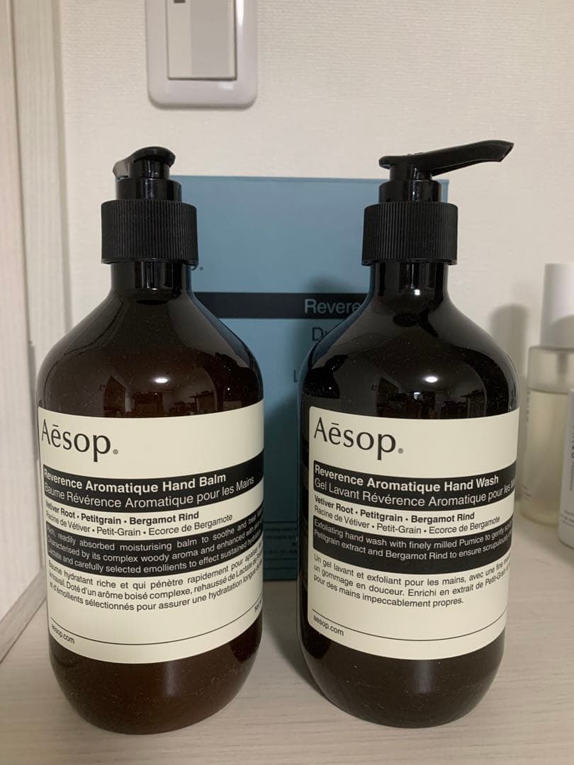 Aesop Reverence Duet ハンドソープセット Amazon.com : Aesop Reverence Hand Wash & Balm Set | Woody, Earthy