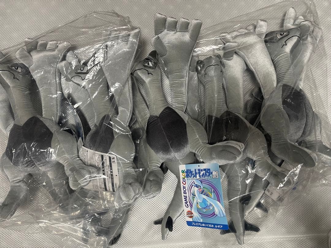 ポケモンセンター プレミアムぬいぐるみ ルギア 5点 金銀