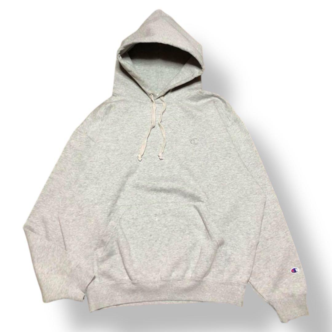 US規格 廃盤 希少 レア 00s Champion スーパーフーディ グレー - メルカリ