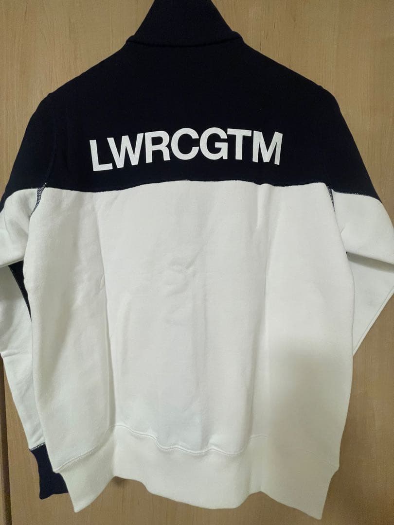 ループウィラー LWRTジャケット S ネイビーxホワイト