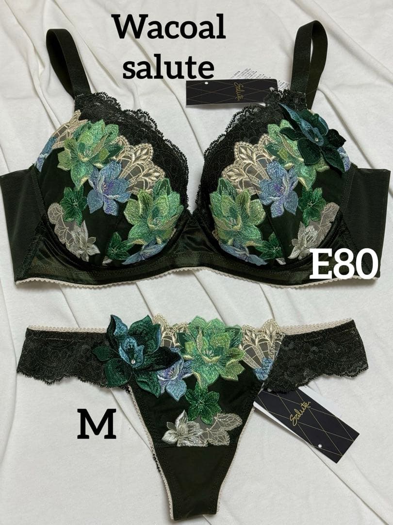 ワコール　サルート　ブラソングセットE80M