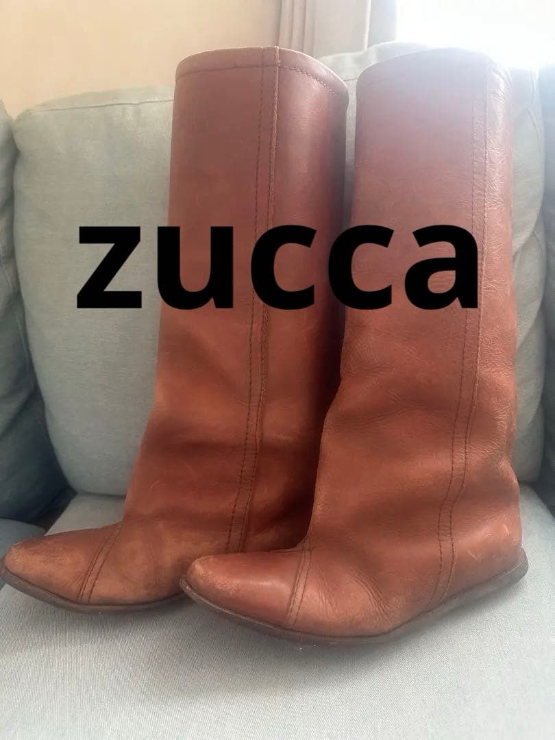 希少zuccaズッカ初代ナウシカブーツ　パンツブーツ　ルーズ　ブラウンMサイズ