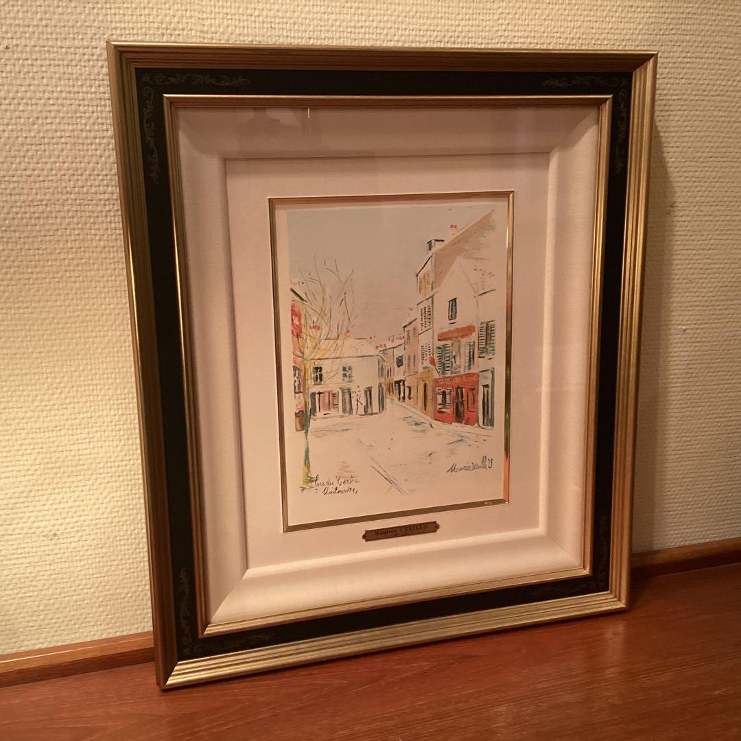 nakanakaモーリス・ユトリロ「雪のモンマルトル」1947年オリジナル