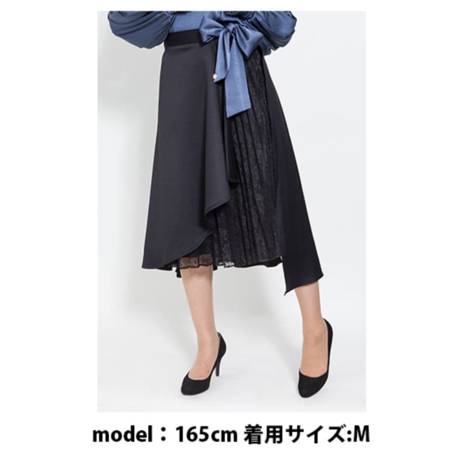perfume closet 2WAY レースプリーツスカート　Mサイズ