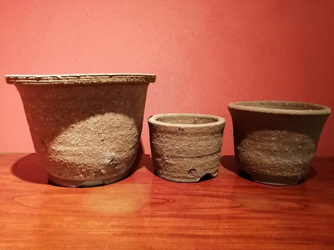 初代伝市鉢　3種3点まとめて 伝市鉢という鉢が良いよ、って話をします。 - No.26