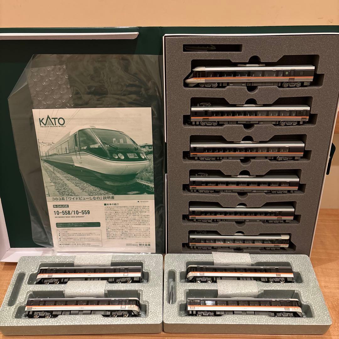 美品　KATO 383系 ワイドビューしなの JR東海 10両セット