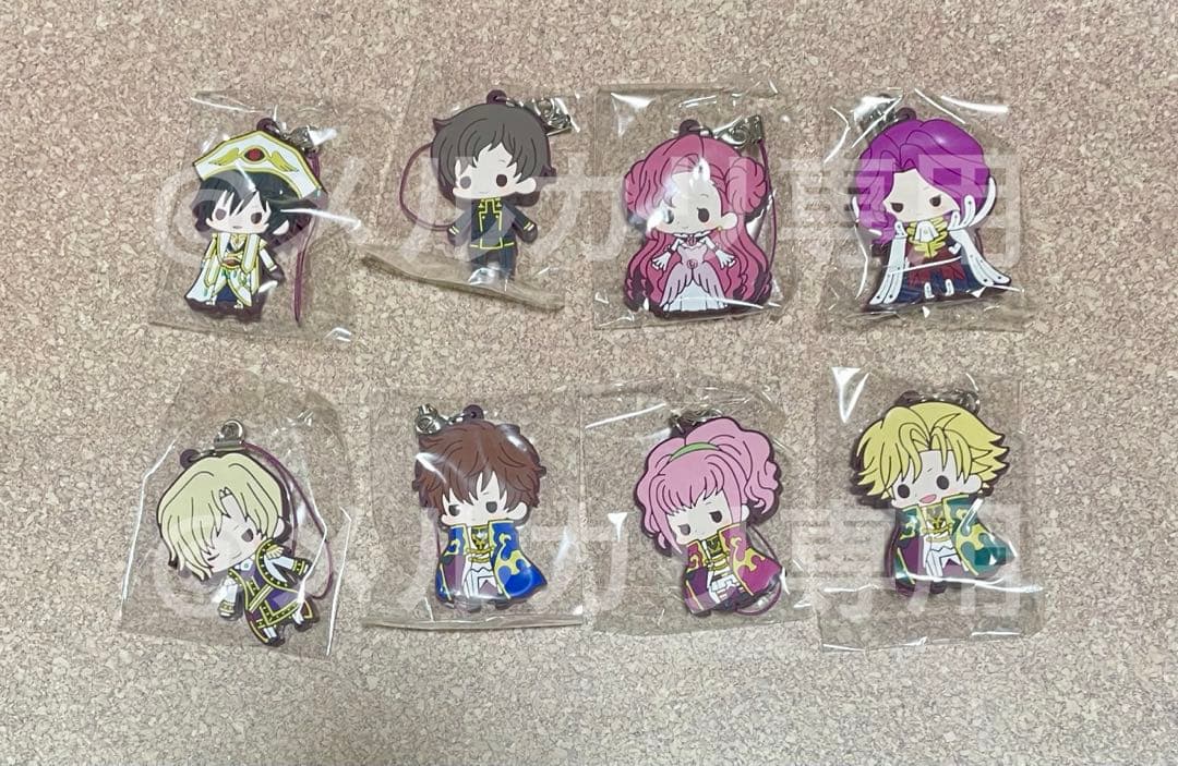 コードギアス 反逆のルルーシュ ラバーストラップコレクション 限定