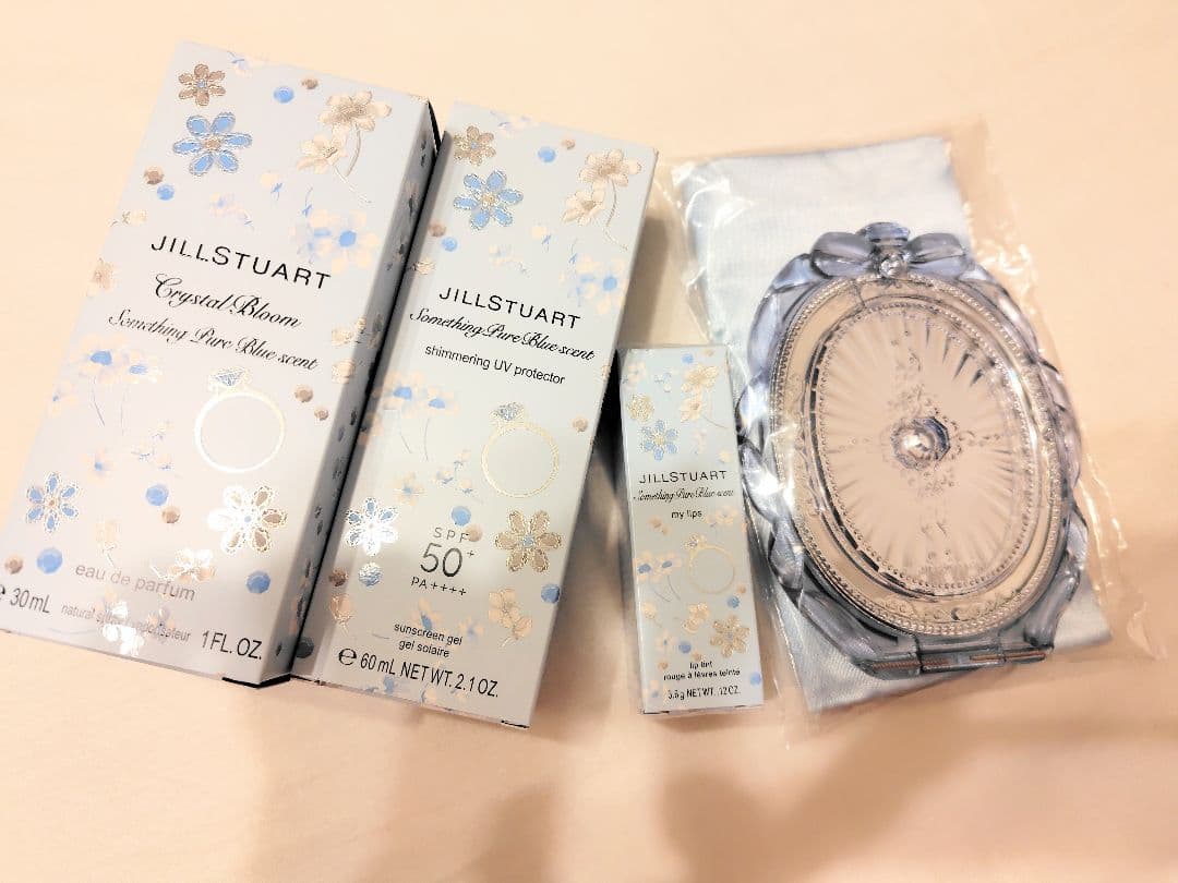 JILLSTUART 　サムシングピュアブルー　未使用４点セット