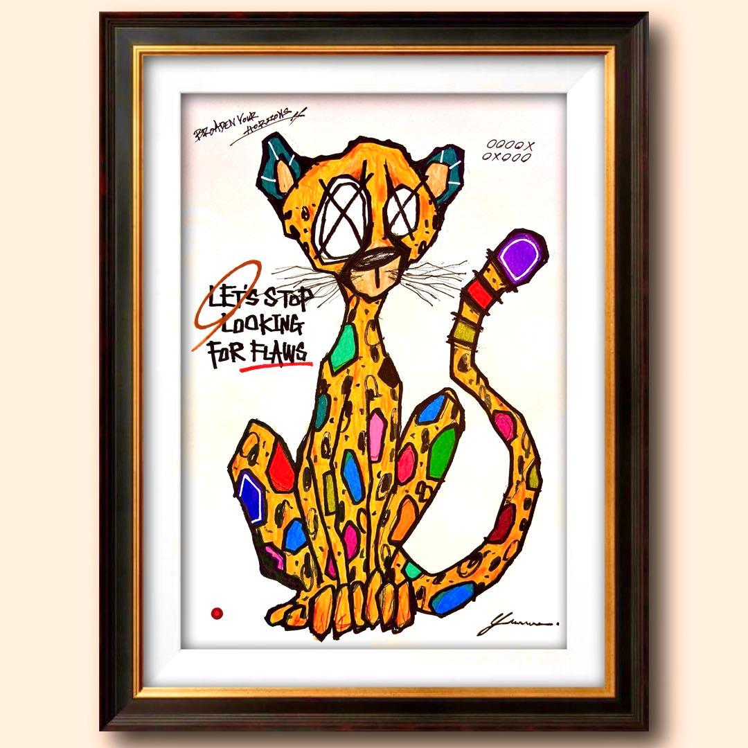 う*ん様 「 美しさが目覚めるとき 」｜絵画 原画 抽象画 絵 動物画 ドローイ A-4/25】原画 抽象画 風景画 星空 宇宙 絵画 キャンバス 真作