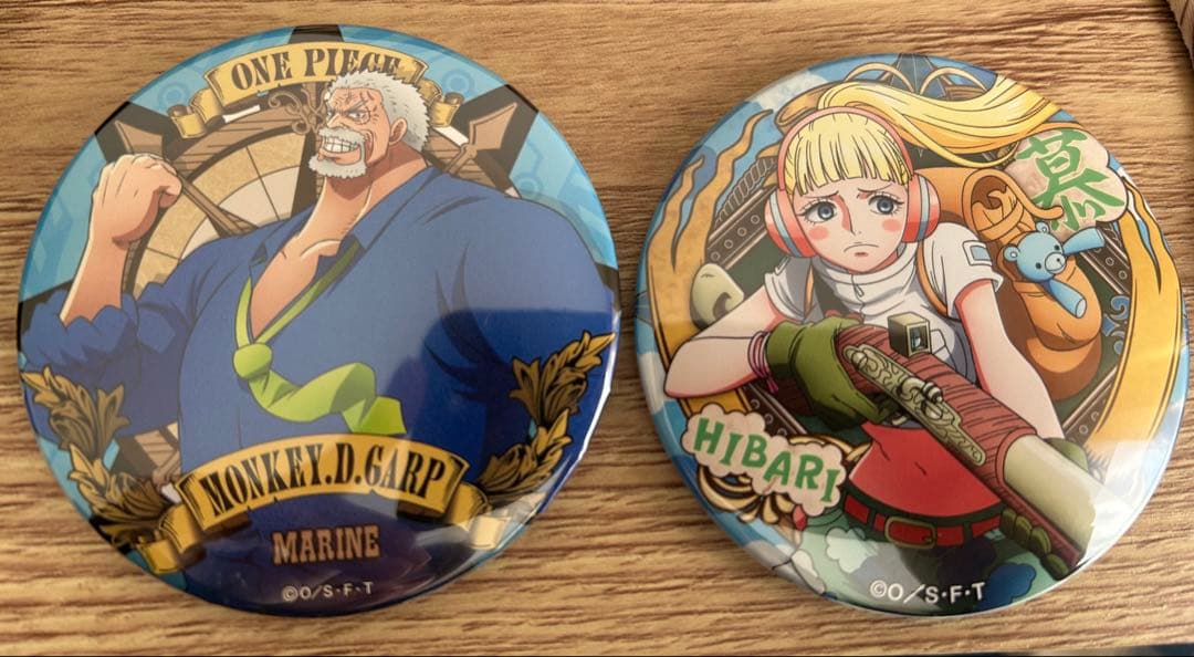 缶バッジ第28弾EGGHEAD II ワンピース 輩缶バッジ ひばり ガープ